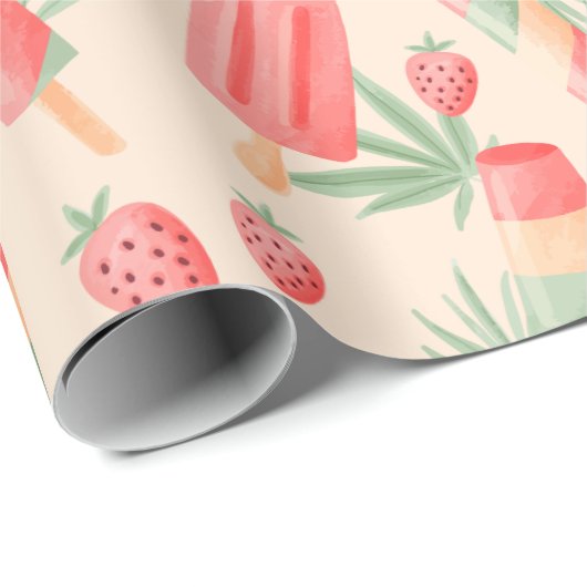 Summer Pattern Wrapping Paper Cadeaupapier (Rol Hoek)