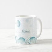 Summer Pearl Watercolor Ocean Design Koffiemok (Voorkant rechts)