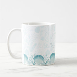 Summer Pearl Watercolor Ocean Design Koffiemok