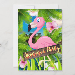 Summer Pelican Party Kaart