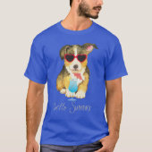 Summer Pembroke Welsh Corgi T-shirt (Voorkant)