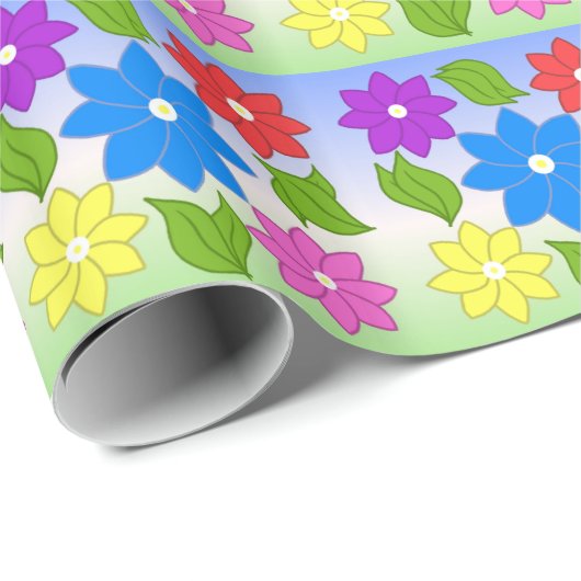 Summer Petals Cadeaupapier (Rol Hoek)
