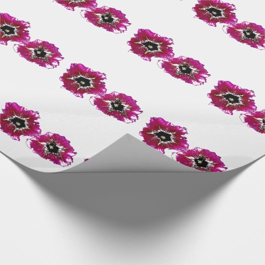 Summer Petunias Cadeaupapier (Hoek)