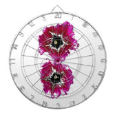 Summer Petunias Dartbord (Voorkant)