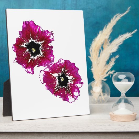 Summer Petunias Fotoplaat (Zijkant)