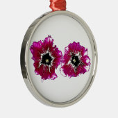 Summer Petunias Metalen Ornament (Rechts)