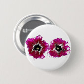 Summer Petunias Ronde Button 5,7 Cm (Voorkant /achterkant)