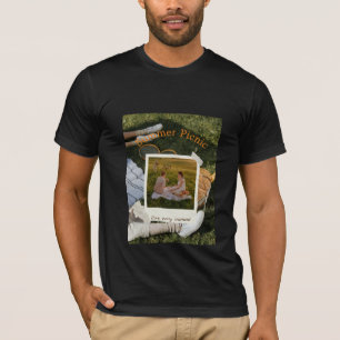 Summer picknick je foto t-shirt