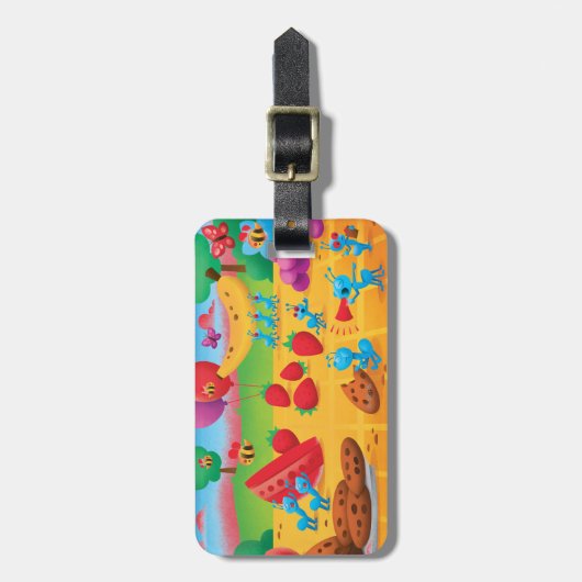 Summer Picnic Bagagelabel (Voorkant verticaal)