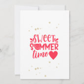 Summer Picnic Barbeque Party Uitnodiging (Achterkant)