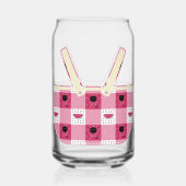 Summer Picnic Blikvorm Glas (Achterkant)