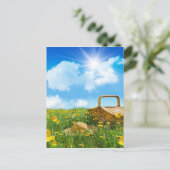 Summer Picnic Briefkaart (Staand voorkant)