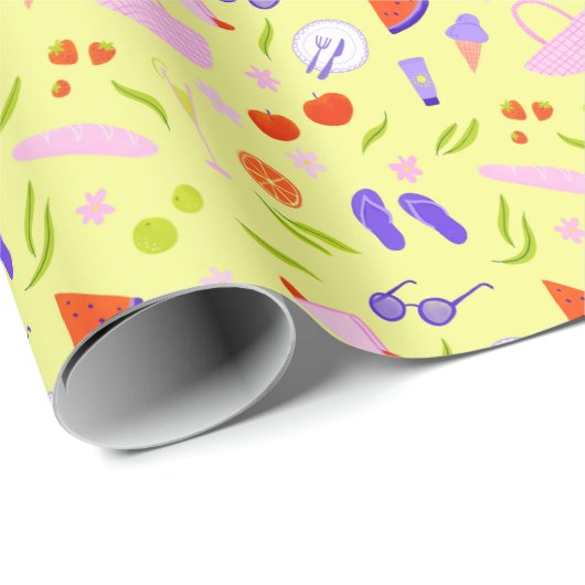 Summer Picnic Cadeaupapier (Rol Hoek)