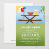 Summer Picnic Family Reunion Uitnodigingen (Voorkant / Achterkant)