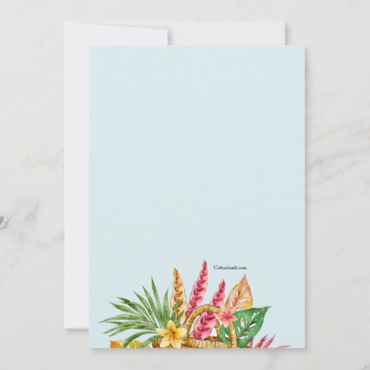 Summer Picnic Kaart (Achterkant)