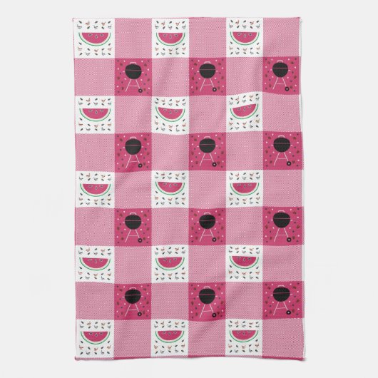 Summer Picnic Kitchen Towel Theedoek (Verticaal)