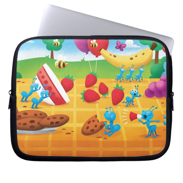 Summer Picnic Laptop Sleeve (Voorkant)