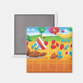 Summer Picnic Magneet (Voorkant / Achterkant)