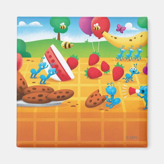 Summer Picnic Magneet (Voorkant)