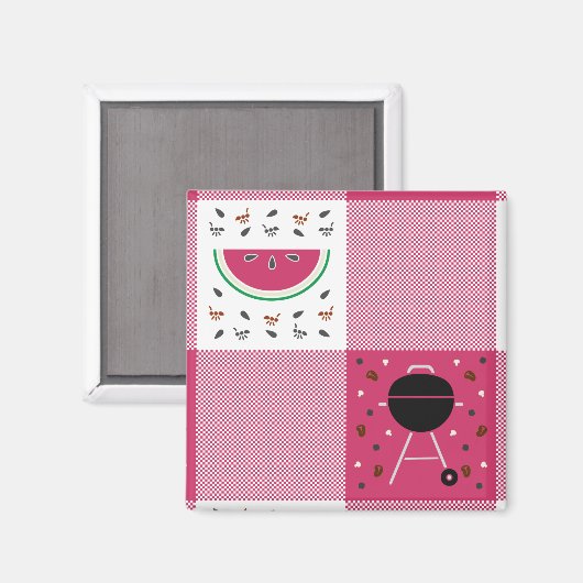 Summer Picnic Magnet (Voorkant / Achterkant)