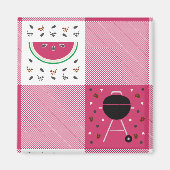 Summer Picnic Magnet (Voorkant)