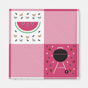 Summer Picnic Magnet