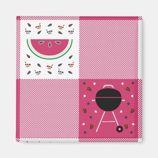 Summer Picnic Magnet (Voorkant)