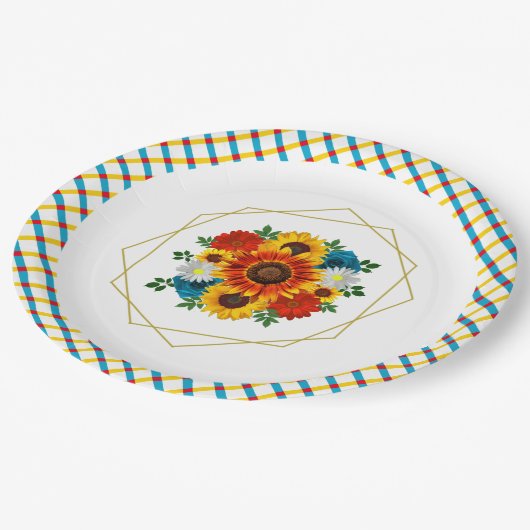 Summer Picnic Papieren Bordje (Gekanteld)