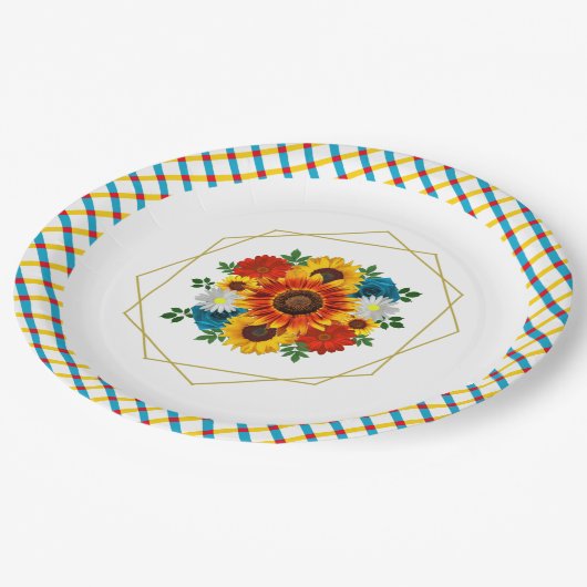 Summer Picnic Papieren Bordje (Gekanteld)