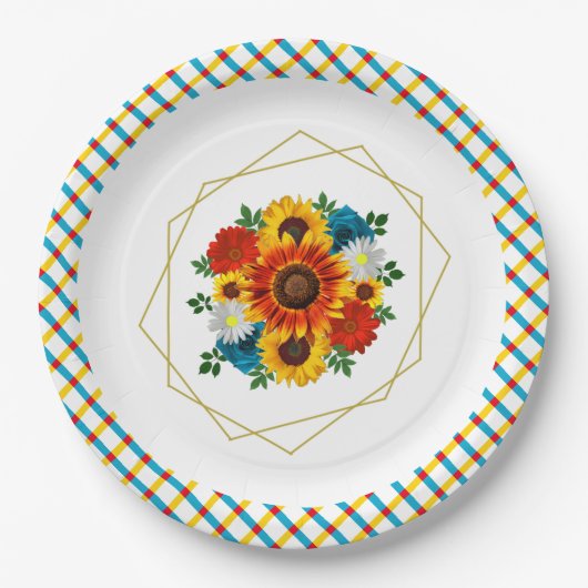 Summer Picnic Papieren Bordje (Voorkant)