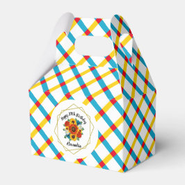Summer Picnic Party Geometric Floral Bedankdoosjes