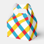 Summer Picnic Party Geometric Floral Bedankdoosjes (Achterkant)