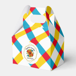 Summer Picnic Party Geometric Floral Bedankdoosjes