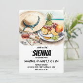 Summer Picnic pet Uitnodiging (Staand voorkant)