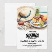 Summer Picnic pet Uitnodiging (Voorkant / Achterkant)