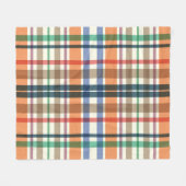 Summer Picnic Plaids Fleece Deken (Voorkant (Horizontaal))