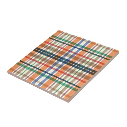 Summer Picnic Plaids Tegeltje (Zijkant)