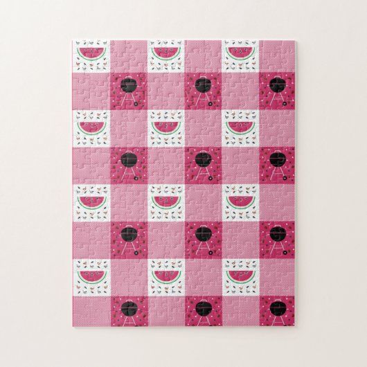 Summer Picnic Puzzle Legpuzzel (Verticaal)