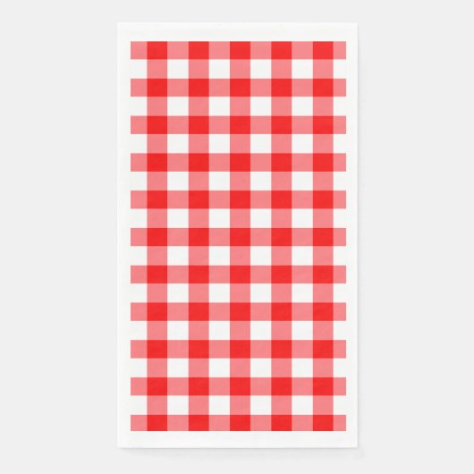 Summer Picnic Reg Gingham Buffalo Paper Napkin Servet (Voorkant)
