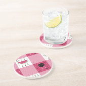 Summer Picnic Sandstone Onderzetter (Zijkant)