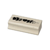 Summer Picnic Shish Kebab Vegetable Skewer Stamp Rubberstempel (Stempel)