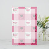 Summer Picnic Stationery Briefpapier (Staand voorkant)