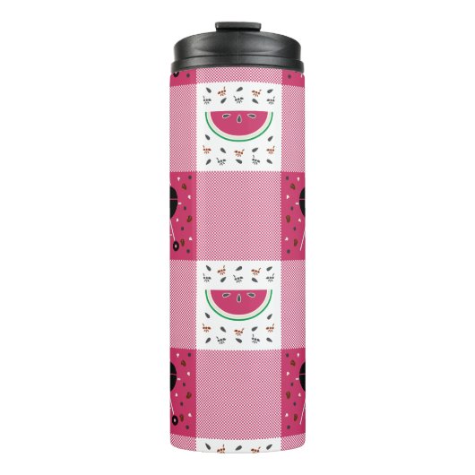 Summer Picnic Thermal Tumbler Thermosbeker (Voorkant)