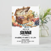 Summer Picnic Uitnodiging (Staand voorkant)