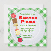Summer Picnic Uitnodiging (Voorkant)