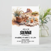 Summer Picnic Uitnodiging (Staand voorkant)