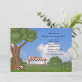 Summer Picnic Uitnodiging (Staand voorkant)