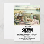 Summer Picnic Uitnodiging (Voorkant / Achterkant)