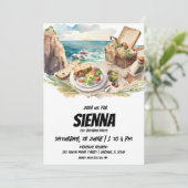 Summer Picnic uitzicht Kaart (Staand voorkant)