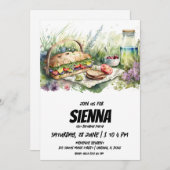 Summer Picnic uitzicht Uitnodiging (Voorkant / Achterkant)